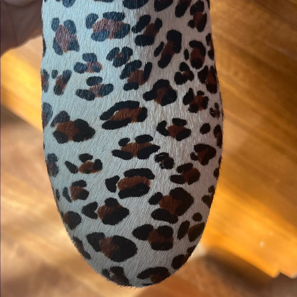 Worn once Able Leopard Print leather Ankle Boots - Picture 8 of 15